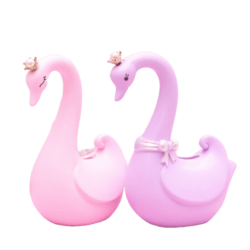 Sparbössa Med Rosa Svan