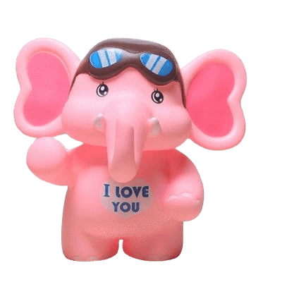 Personlig Sparbössa Med Elefant